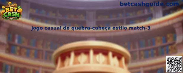 Jogo casual de quebra-cabeça estilo match-3