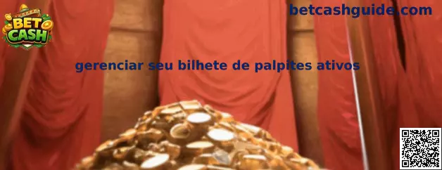 Gestión de billete de palpites activos